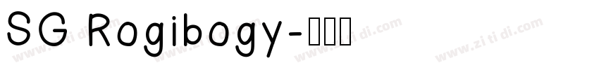 SG Rogibogy字体转换